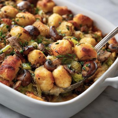 Holiday Gnocchi Stuffing