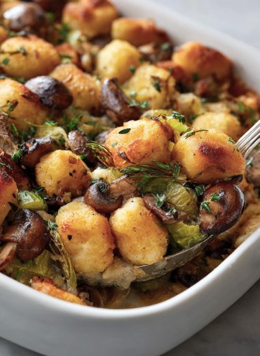 Holiday Gnocchi Stuffing