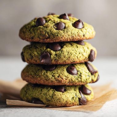Air Fryer Matcha Cookies