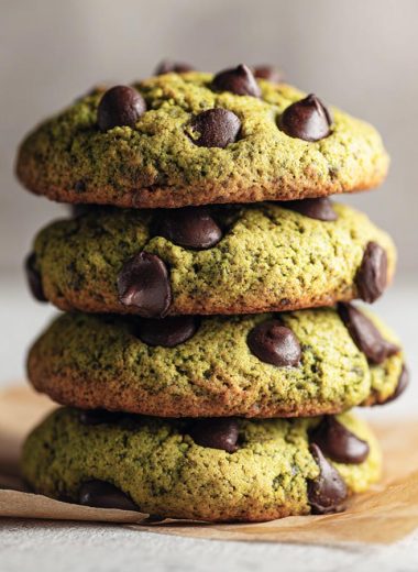 Air Fryer Matcha Cookies