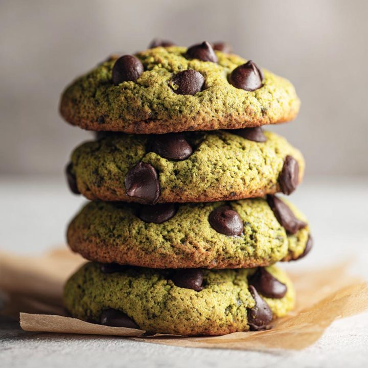 Air Fryer Matcha Cookies