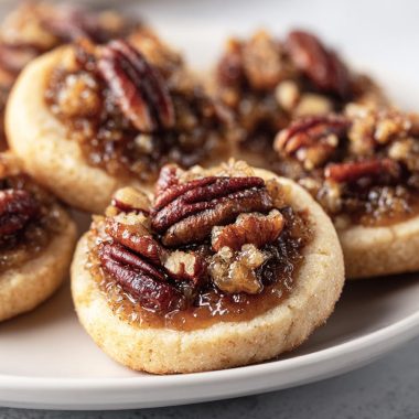 Pecan Pie Thumbprint Cookies