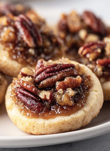 Pecan Pie Thumbprint Cookies