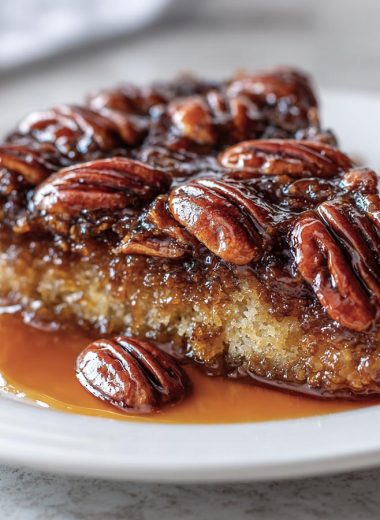 Pecan Upside Down Cake