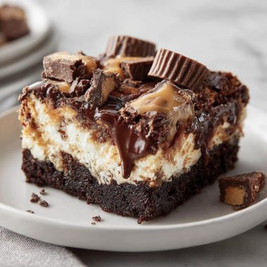 Reese's Earthquake Cake
