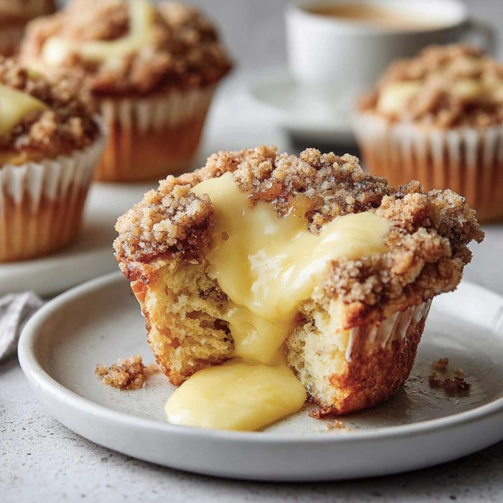 Apple Crumble and Custard Cupcakes