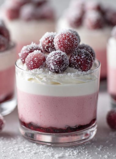 Cranberry Mousse Cups