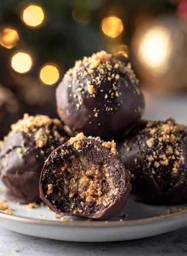 Dark Chocolate Fireball Whiskey Balls