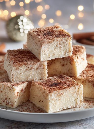 The Best Christmas Eggnog Fudge
