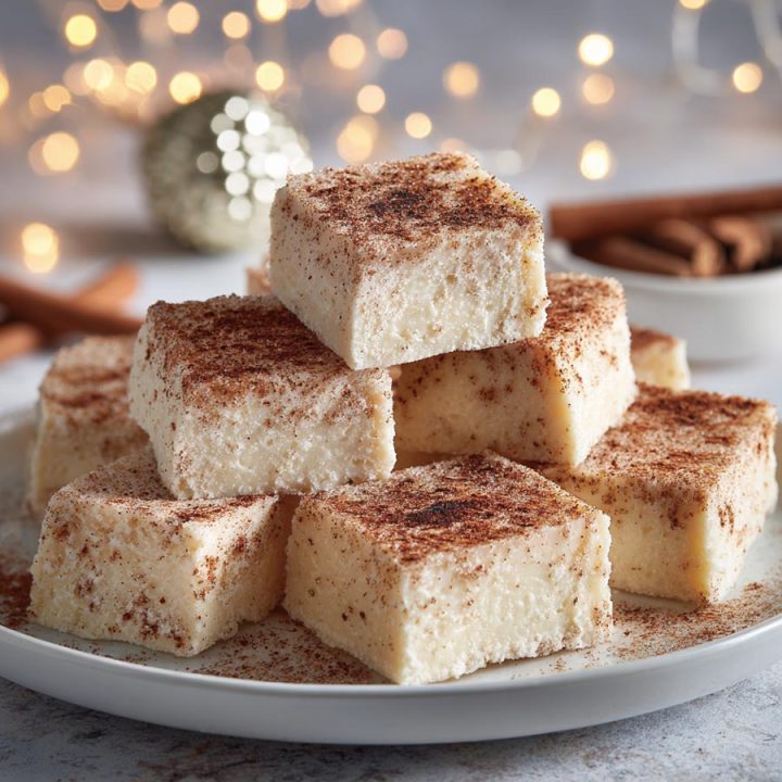 The Best Christmas Eggnog Fudge