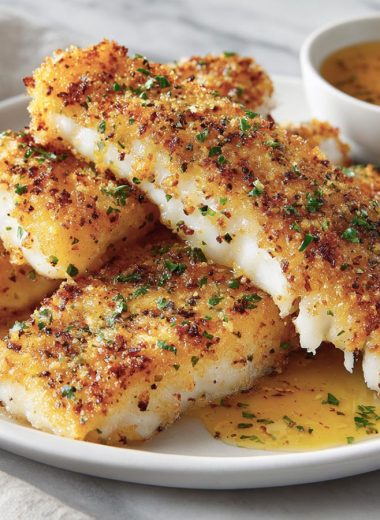 Garlic Butter Cod Strips