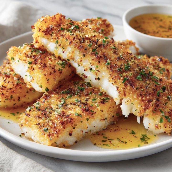 Garlic Butter Cod Strips