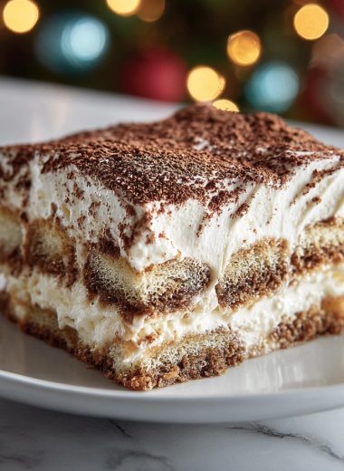 Homemade Gingerbread Tiramisu