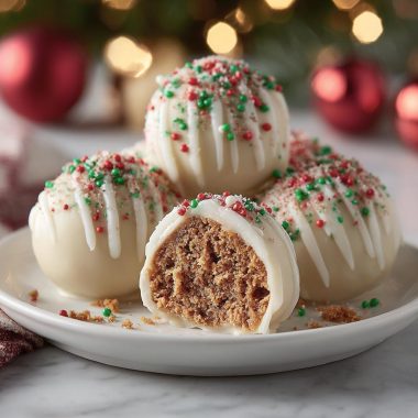Easy Gingerbread Truffles