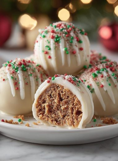 Easy Gingerbread Truffles
