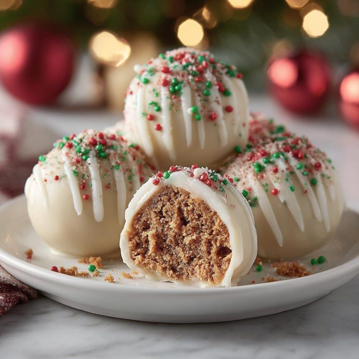 Easy Gingerbread Truffles