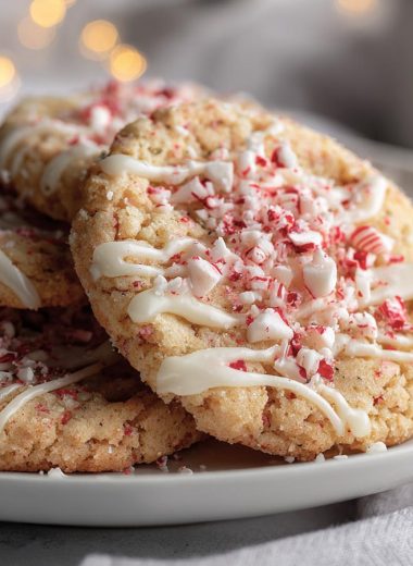 Cozy Peppermint Cheesecake Cookies