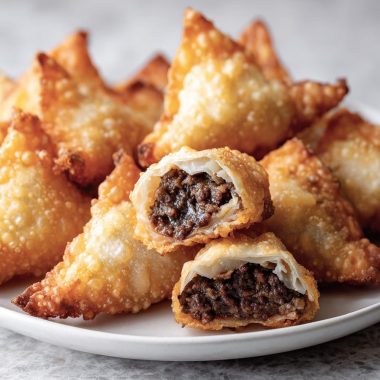 Beef Wellington Fried Wontons