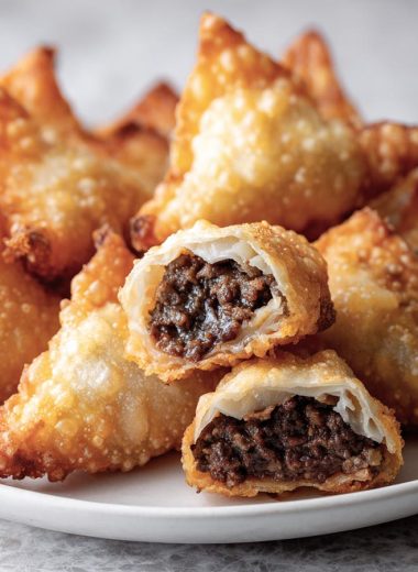 Beef Wellington Fried Wontons