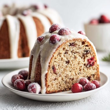 Cranberry Spice Bundt Cake
