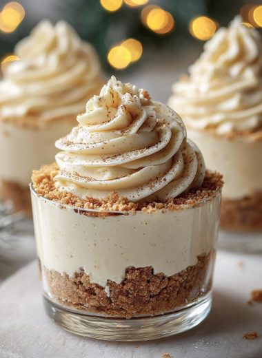 Eggnog Mousse Cups