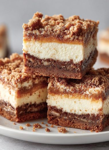 Gingerbread Cookie Cheesecake Bars