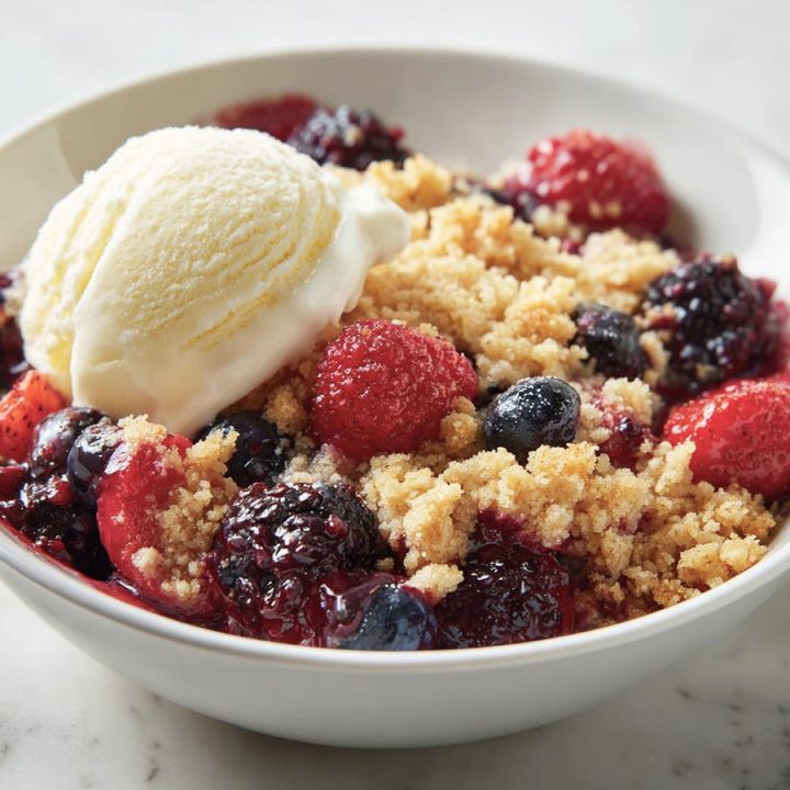 Winter Jumbleberry Crumble