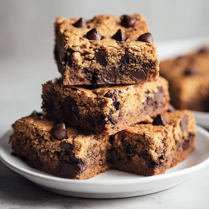 Fudgy Almond Butter Blondies