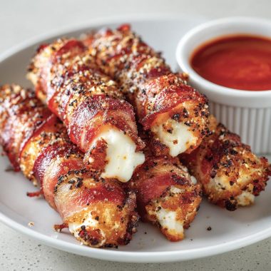 Nashville Hot Mozzarella Bacon Rolls
