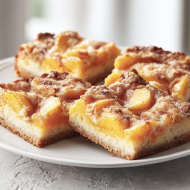 Traditional Peach Kuchen
