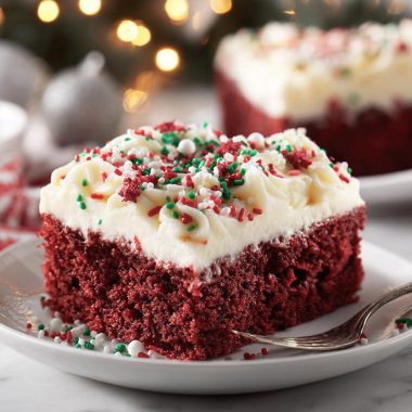 Red Velvet Christmas Cake
