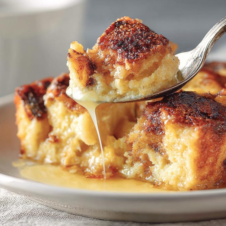 Hot Buttered Rum Bread Pudding