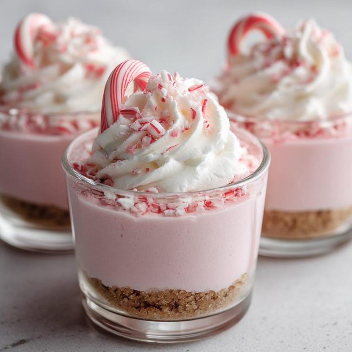 Peppermint Cheesecake Mousse Cups