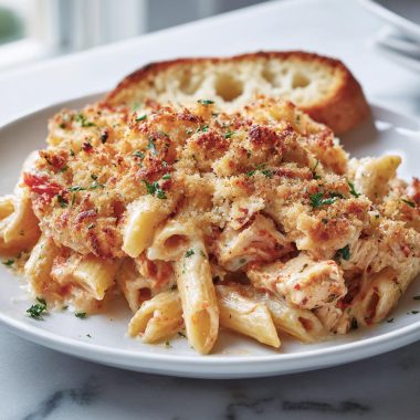 Dump and Bake Chicken Parmesan Casserole