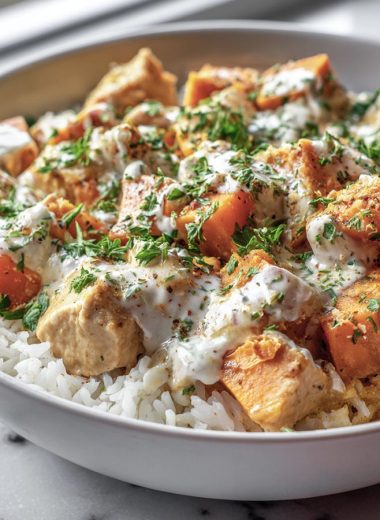 Chicken and Sweet Potato Rice Bowl
