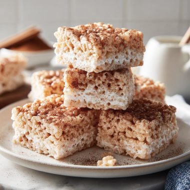 Churro Rice Krispie Treats