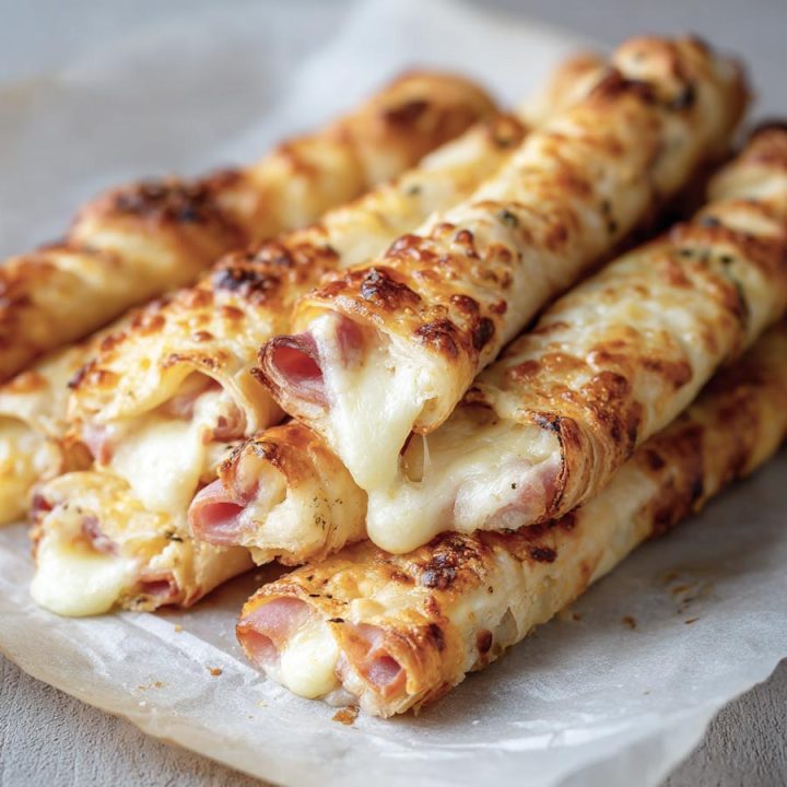 Cheesy Ham and Cheese Sticks