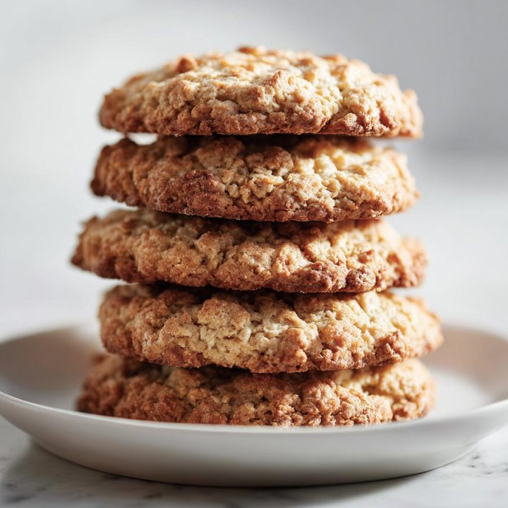 Low Sugar Oatmeal Cookies with Maple and Cinnamon