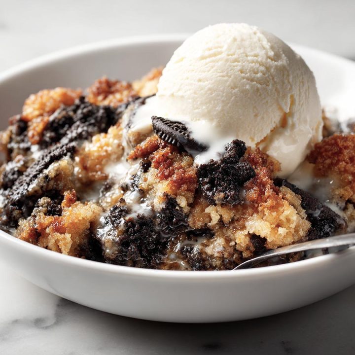 3 Step Oreo Cobbler
