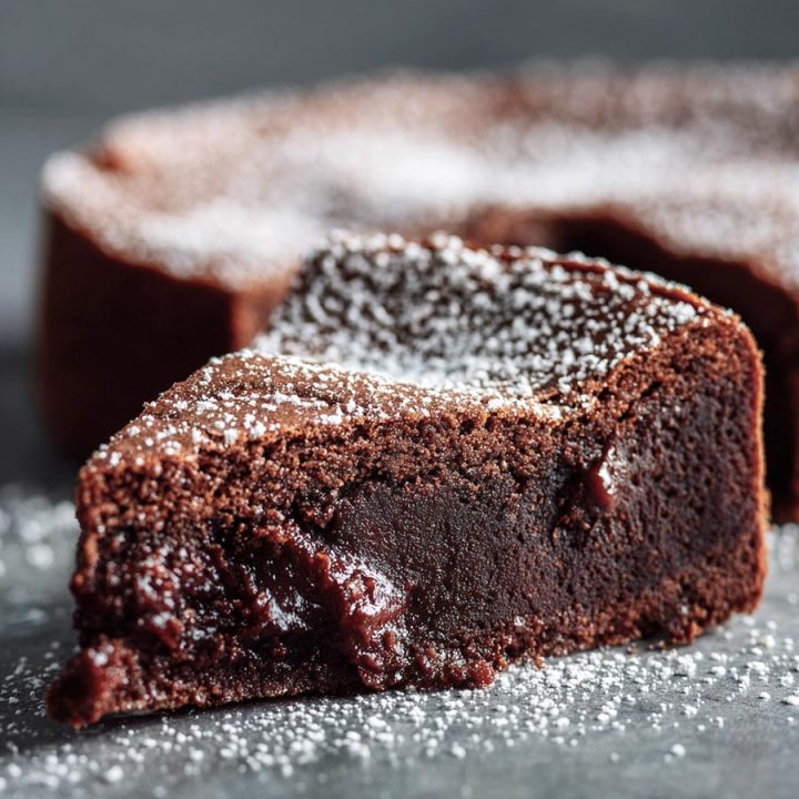 6-Ingredient Gooey Swedish Chocolate Cake