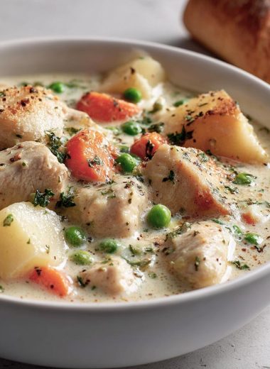 Slow Cooker White Wine Chicken Stew
