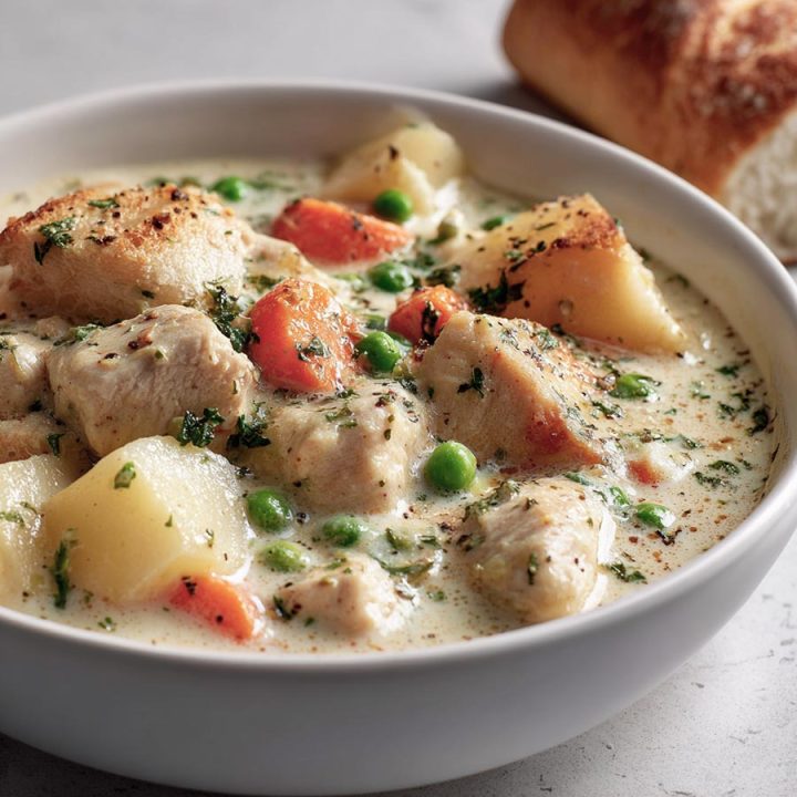 Slow Cooker White Wine Chicken Stew