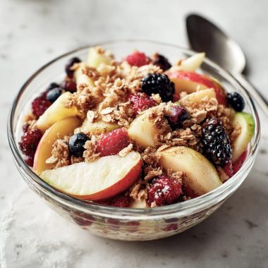 Healthy Winter Fruit Crisp