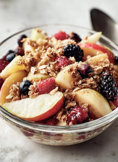 Healthy Winter Fruit Crisp