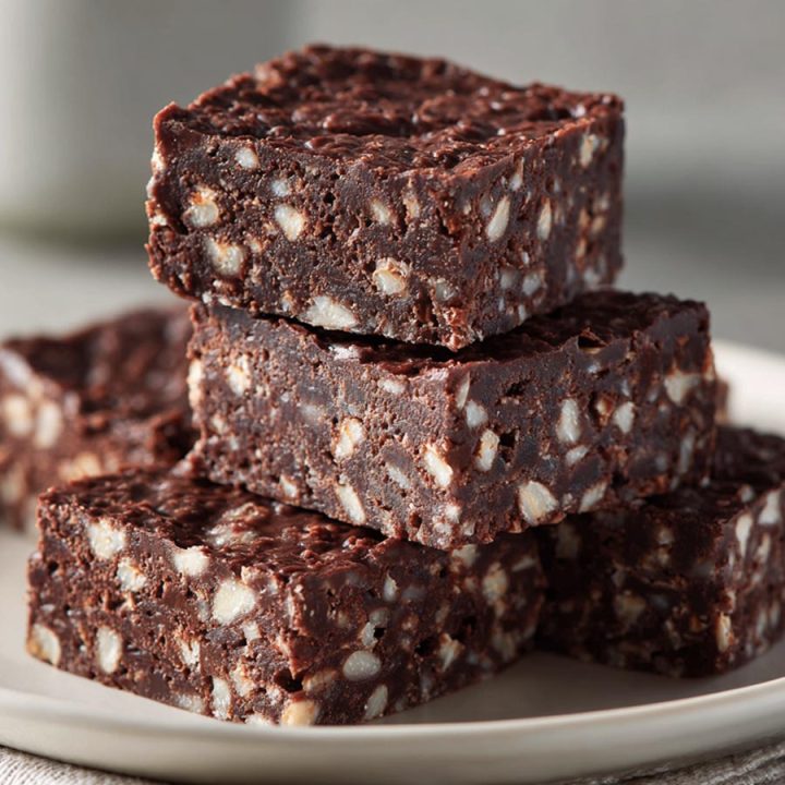 No Bake Biscuit Cake