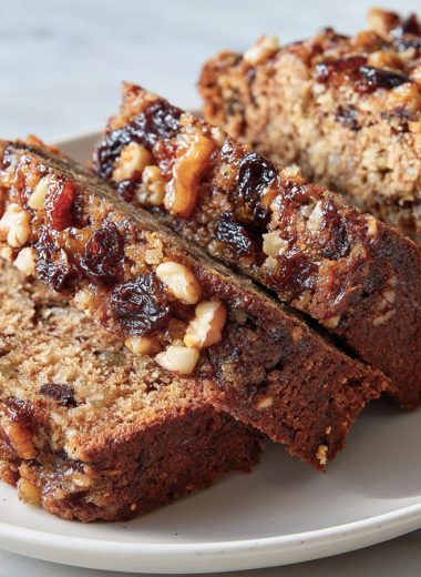 Sticky Date and Walnut Breakfast Loaf