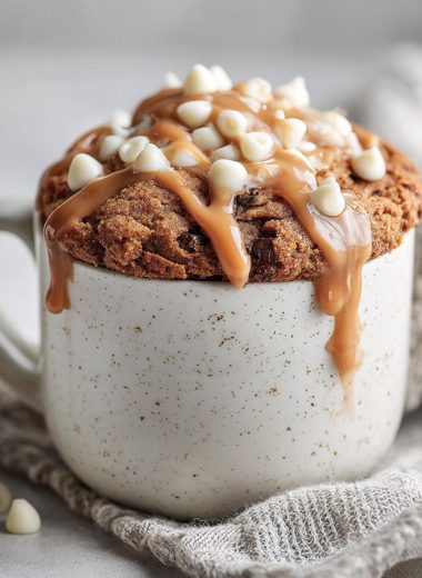 Gingerbread Biscoff Mug Cake