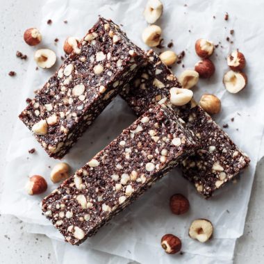 Hazelnut Chocolate Protein Bars