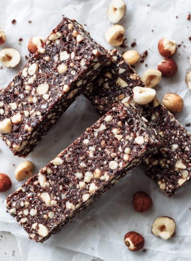 Hazelnut Chocolate Protein Bars