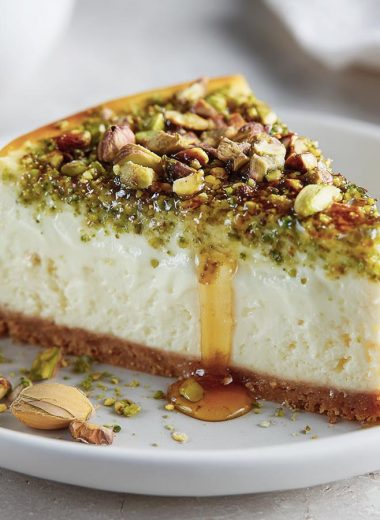 No Bake Pistachio Cheesecake